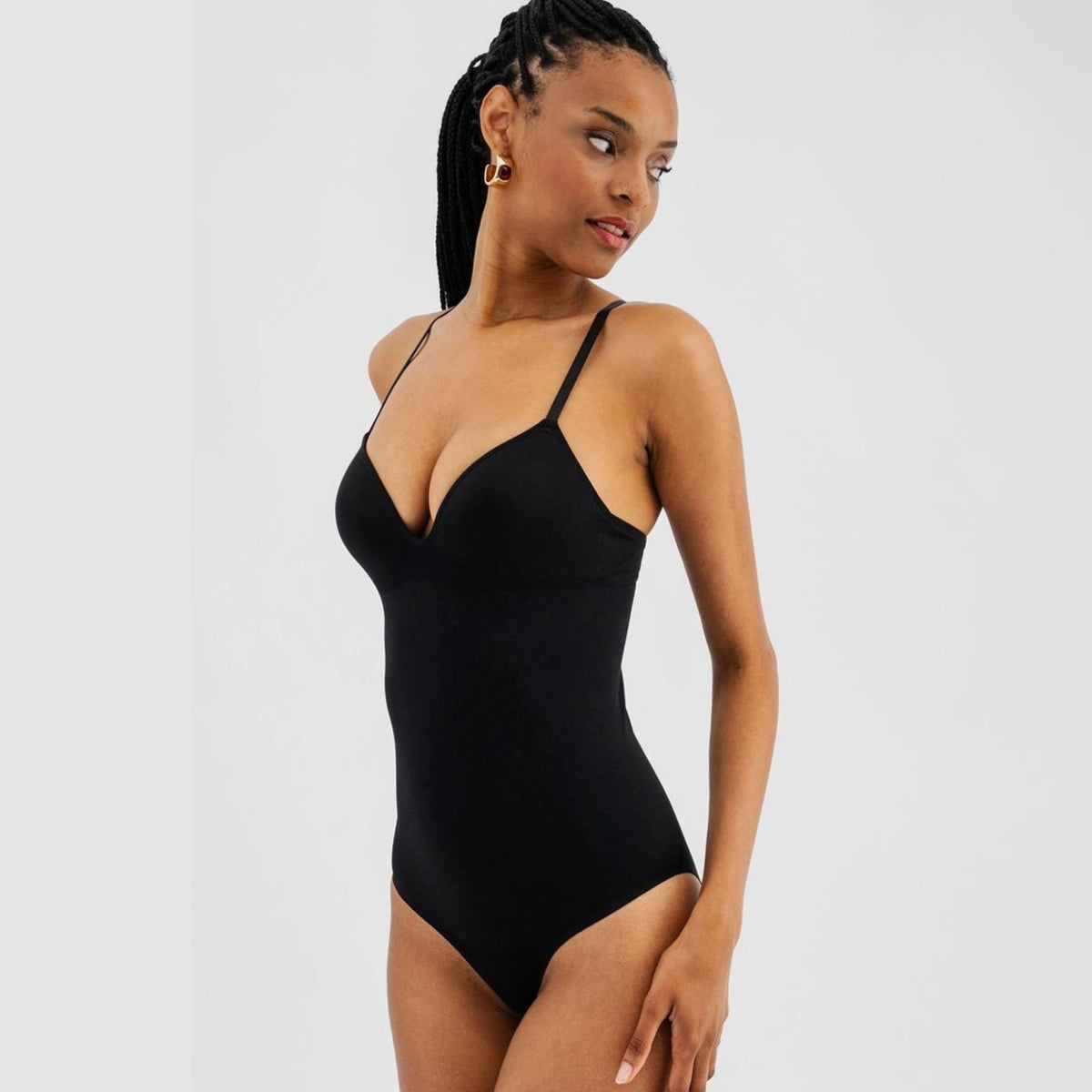 FeelinGirl Body Gainant Femme - Encolure Ronde Tissus Recyclés - Beige M-L - Sculptant Body String Confort Quotidien FeelinGirl Body Gainant Femme - Encolure Ronde Tissus Recyclés - Beige M-L - Sculptant Body String Confort Quotidien
